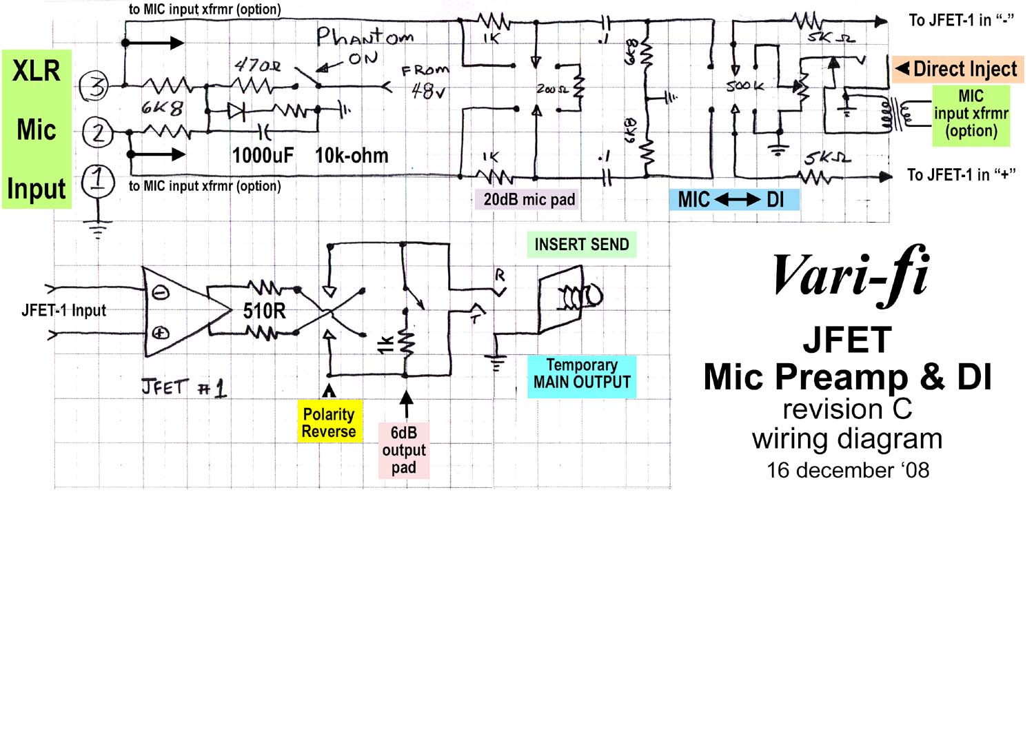 AE-252 Week-8 Vari-Fi Preamp Progress: Look at that beautiful front